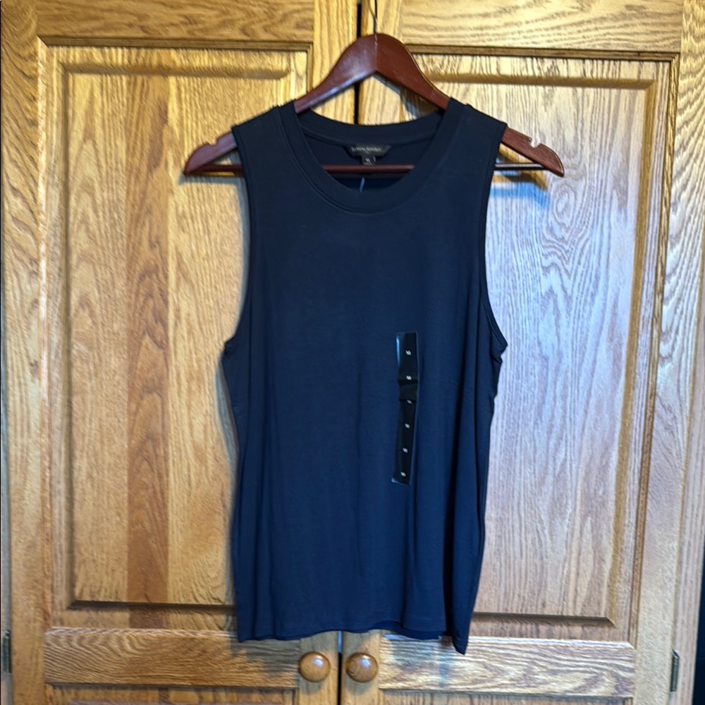 Banana Republic Women's Navy Blue Rayon Sleeveless Tank